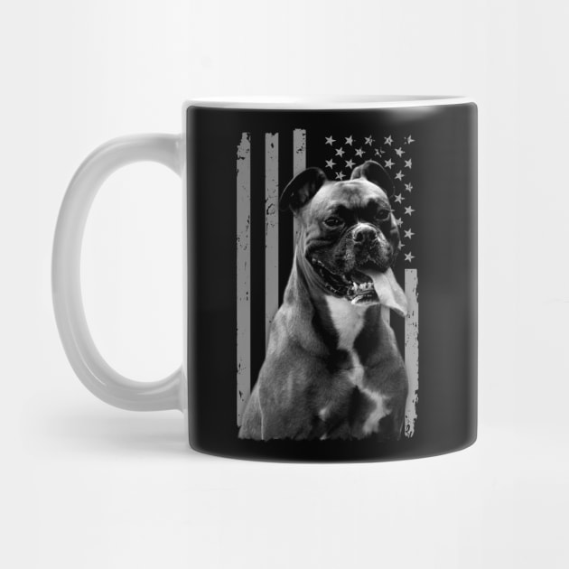 Dynamic Duo Fashionable American Flag the Boxer Dog Bond by Crazy Frog GREEN